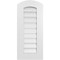 Ekena Millwork Arch Top Surface Mount PVC Gable Vent: Non-Functional, w/ 3-1/2"W x 1"P Standard Frame, 14"W x 30"H GVPAR14X3001SN - alternate 1